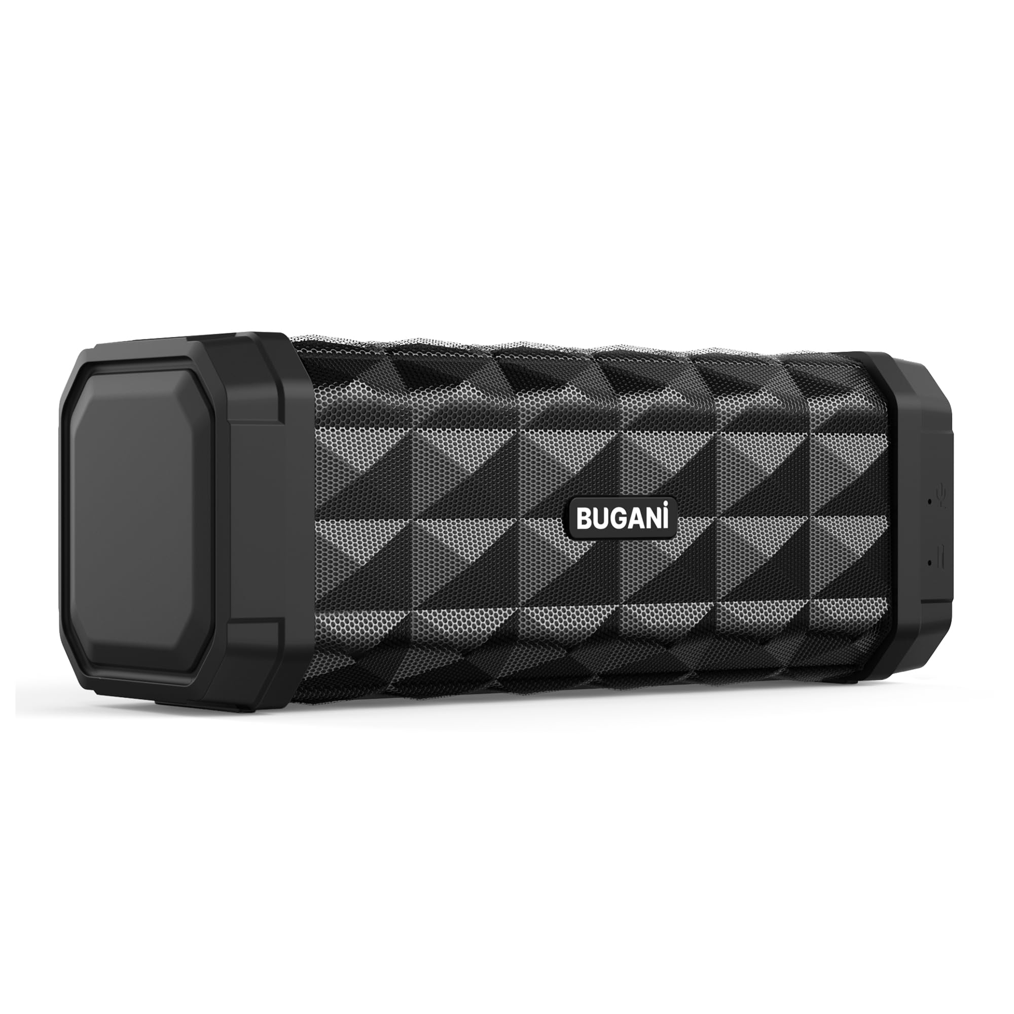 BUGANI M99 Portable Bluetooth Speaker - Wireless Outdoor Speaker with 24H Playtime, 100ft Range, IPX5 Waterproof, Built-in Mic, Stereo Sound & Loud Volume (Micro-B Port) | Perfect for Camping, Beach, Pool Parties & Outdoor Adventures