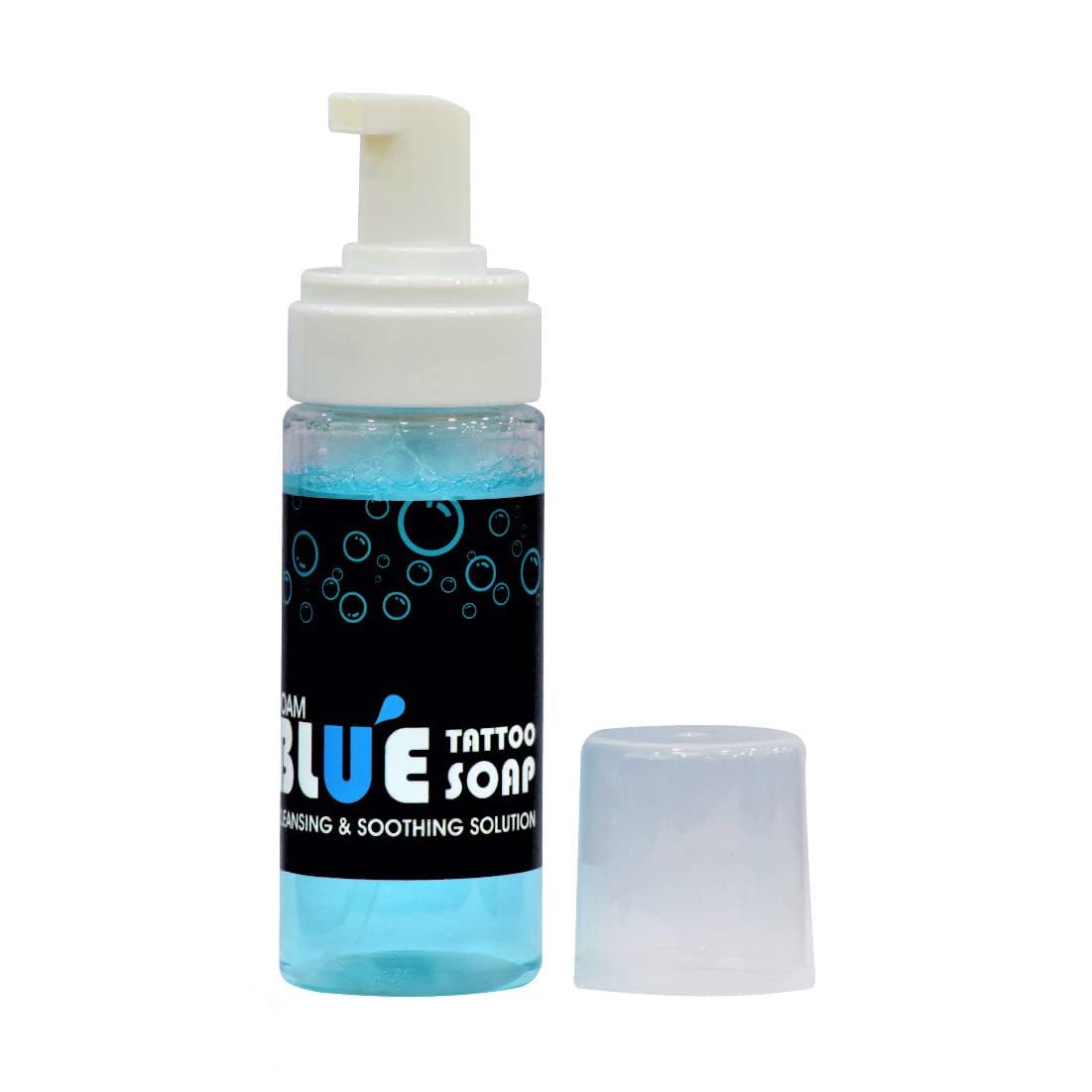 Tattoo Healing & Cleaning Foaming Blue Soap (50ml) - Gentle Aftercare for New Tattoos, Piercings & Skin Irritations | Antibacterial & Moisturizing Formula