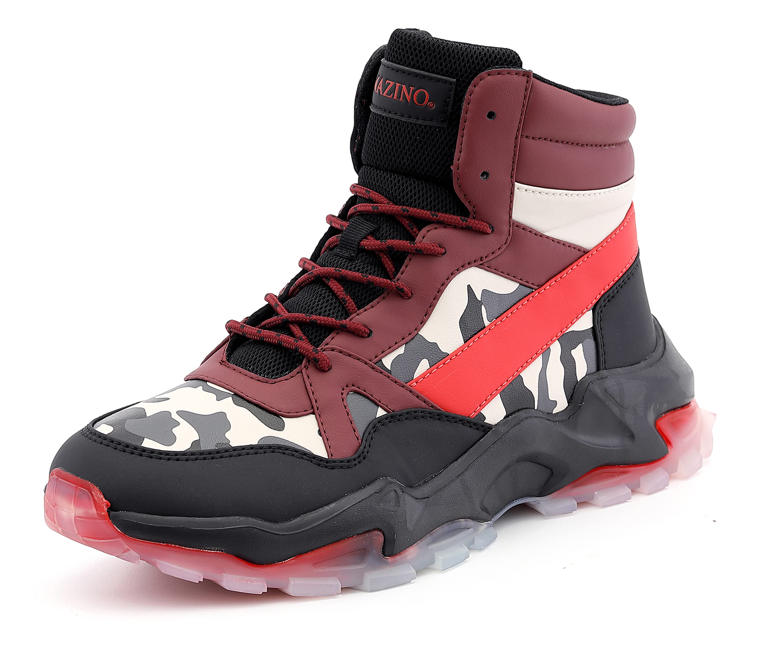 Mazino Wonderstone Men's Fashion Chunky Sneakers - Stylish Athleisure Casual Shoes for Walking, Running & Everyday Wear