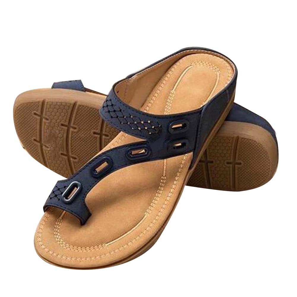 Women's Orthopedic Summer Sandals - Comfortable Casual Slide Sandals for Walking, Beach & Outdoor Activities