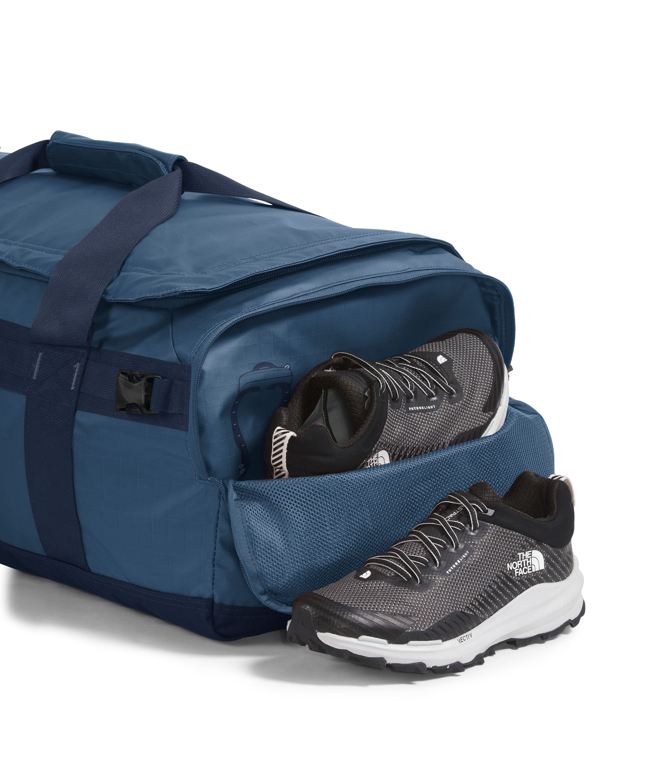 The North Face Base Camp Voyager Duffel 62L - Waterproof Travel Duffel Bag for Camping, Hiking & Outdoor Adventures - Durable Gear for Men & Women
