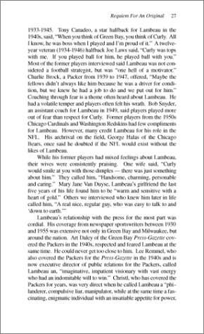 Lambeau: The Man Behind The Mystique - Biography of Green Bay Packers Founder | Perfect for NFL Fans & Football History Enthusiasts