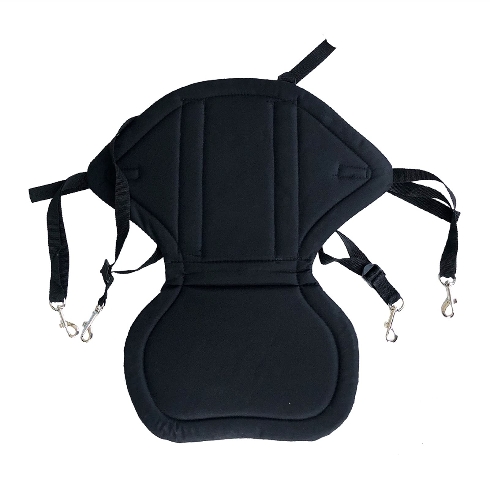 Premium Kayak Seat Cushion - Padded Canoe Backrest Support with Non-Slip Base for Fishing & Boating - Adjustable Comfort for Kayaking Adventures (Black) - Perfect for Outdoor Water Sports & Relaxation