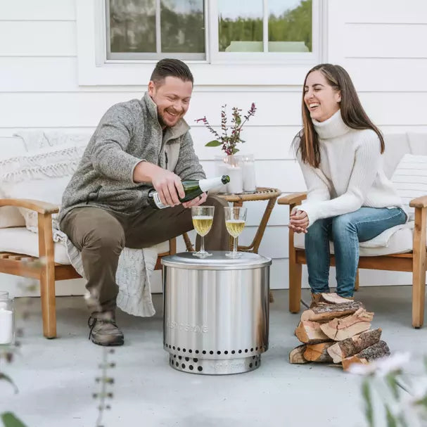 Solo Stove Ranger Backyard Bundle 2.0 - Smokeless Fire Pit with Stand & Shield - Portable Outdoor Camping, Patio, Backyard Fire Pit for Wood Burning - Perfect for Bonfires, S'mores & Relaxing Evenings