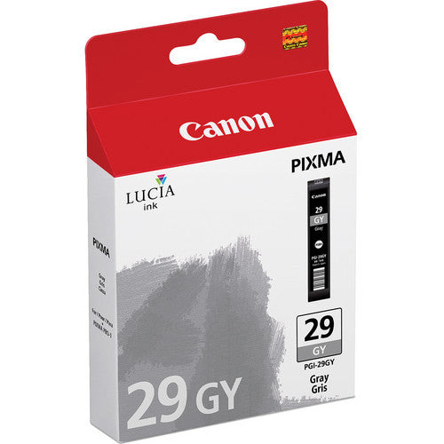 Canon PGI 29 Gray Ink Cartridge for Pixma PRO 1 Printer - High-Quality Photo Printing for Professional Photographers & Artists