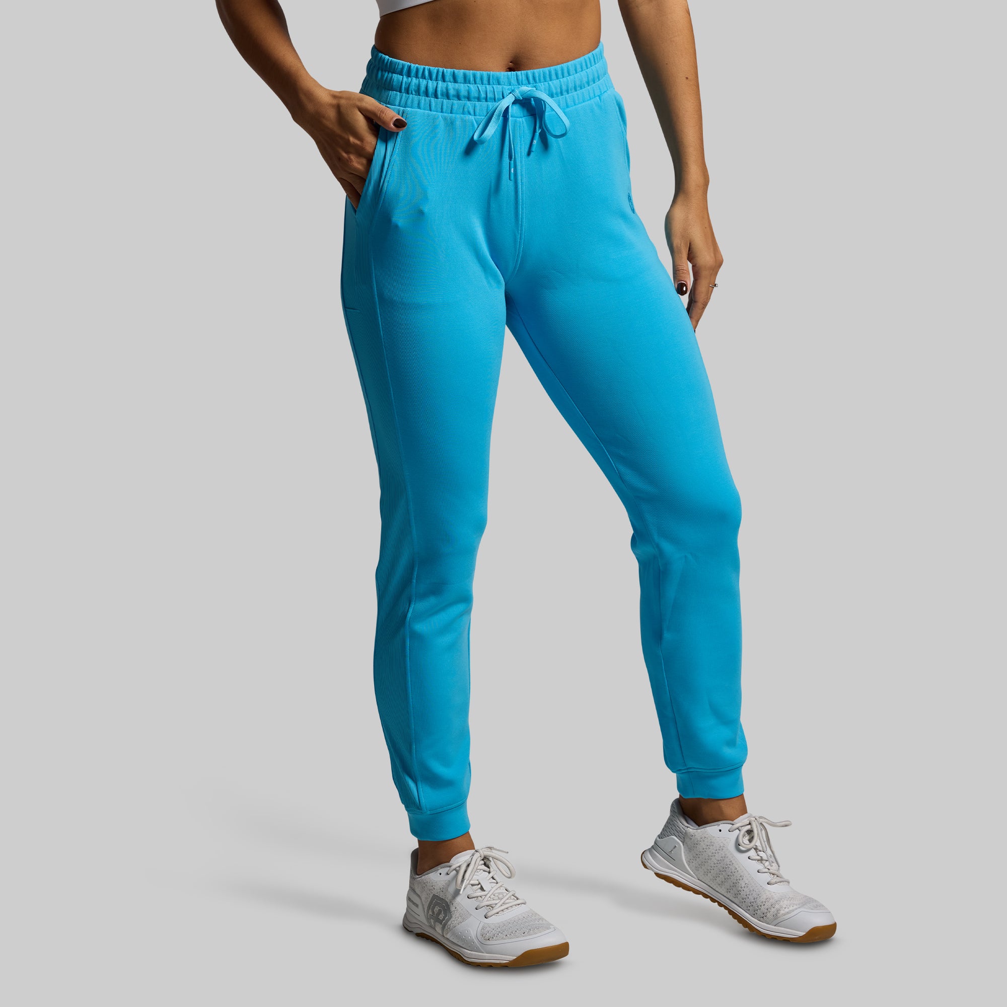 Lounge Lux Cropped Pullover Sweater Set - Soft & Cozy Women's Outfit (Aquarius Blue) | Perfect for Casual Wear, Loungewear & Street Style Fashion