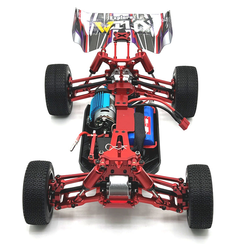 WLtoys 144016 144018 RC Car Metal Upgrade Kit - Aluminum Alloy Arms, Links & Steering Cups for Off-Road Racing & Bashing