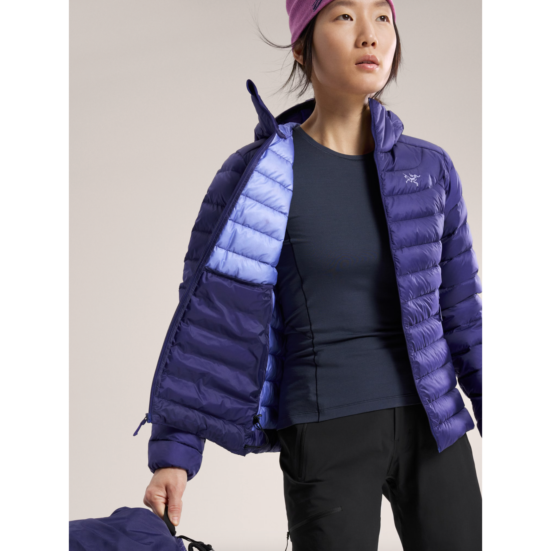 Arc'teryx Women's Cerium Hoody - Lightweight Down Jacket for Hiking & Outdoor Adventures | Water-Resistant Winter Coat for Cold Weather Activities