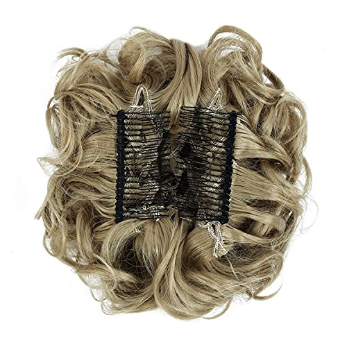 Classic Curly Chignon Hairpiece Bun - Elegant Synthetic Hair Bun for Women | Perfect for Weddings, Prom, Cosplay & Everyday Hairstyles