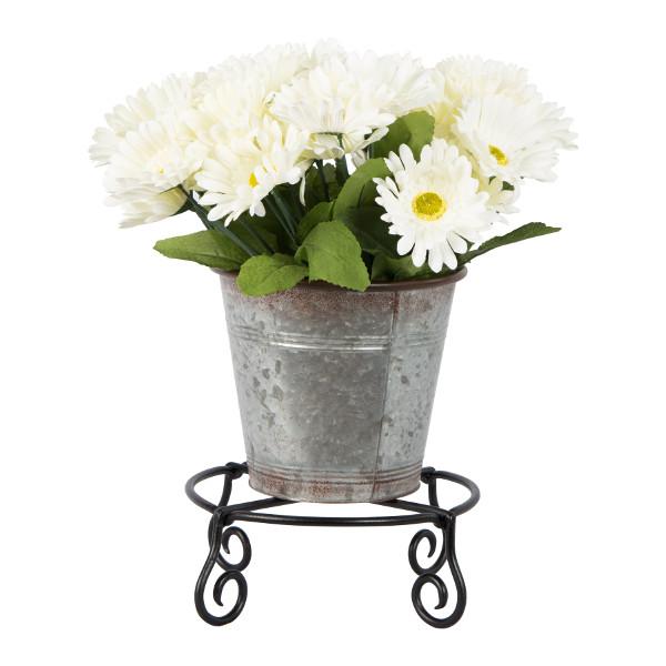 Modern Wooden Plant Stand for Indoor & Outdoor Use - Elegant Piazza Style Display for Potted Plants, Flowers & Home Decor - Perfect for Living Room, Patio, Garden & Balcony
