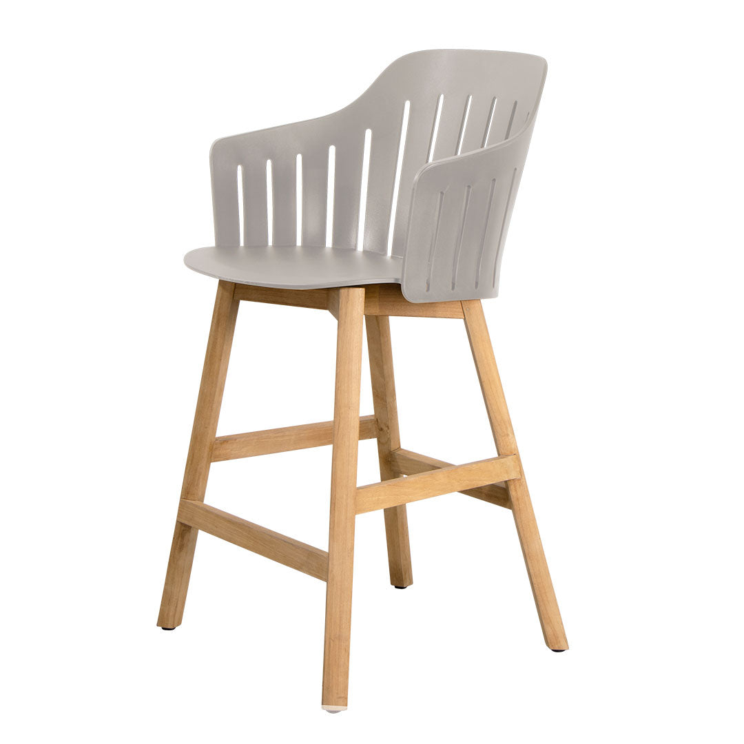Premium Wood Base Counter Chair - Stylish & Comfortable Bar Stool for Kitchen Island, Breakfast Nook & Home Bar