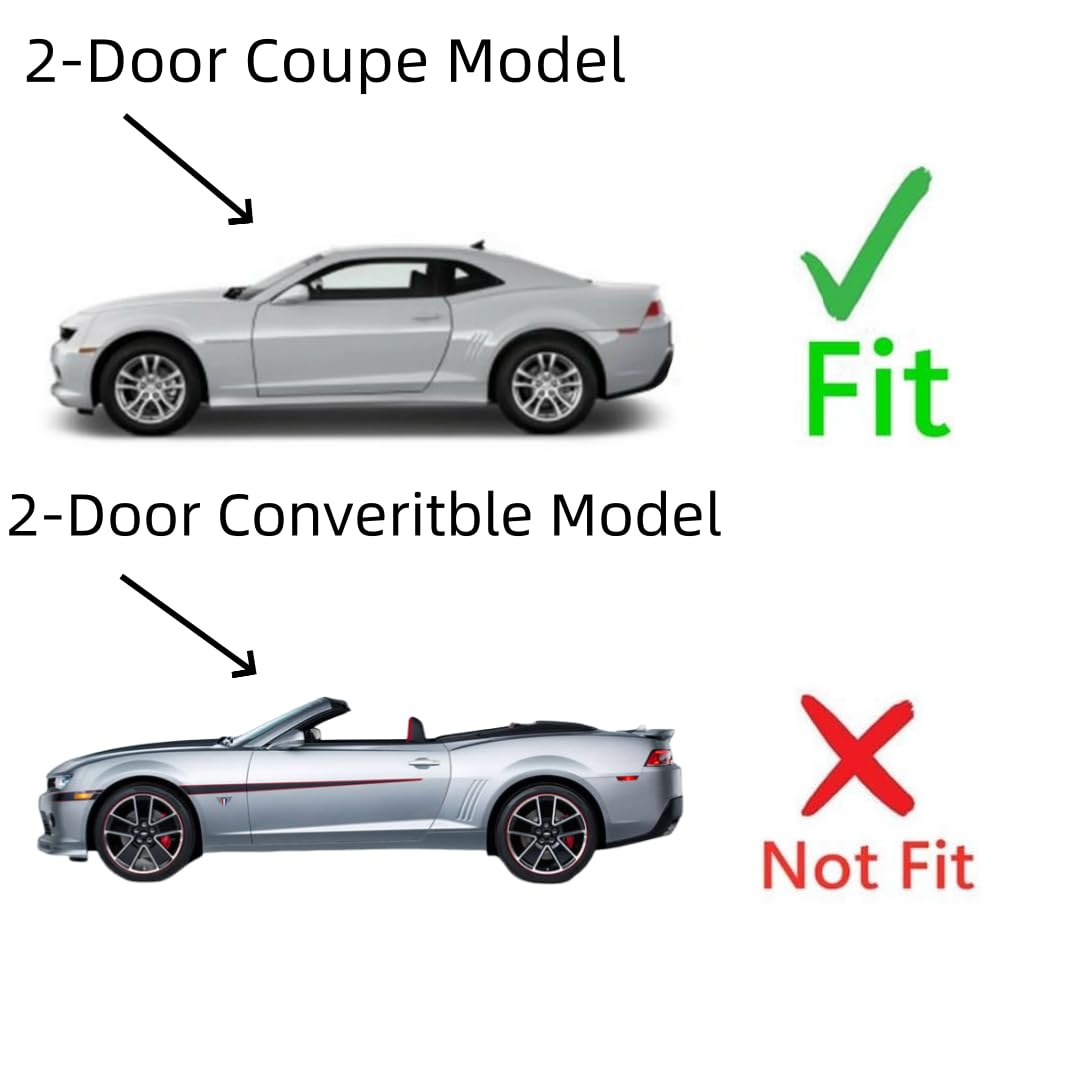 Chevrolet Camaro 2010-2015 Driver Side Window Glass Replacement - Left Door Glass for 2 Door Coupe Models | Perfect for Auto Repair & Window Replacement