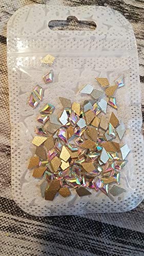 4x6mm Arrow Rhinestones for Nails - 3D Nail Art Crystals, Nail Jewel Accessories for Women, DIY Craft Rhinestone Decorations | Perfect for Manicures, Nail Extensions, and DIY Jewelry Making
