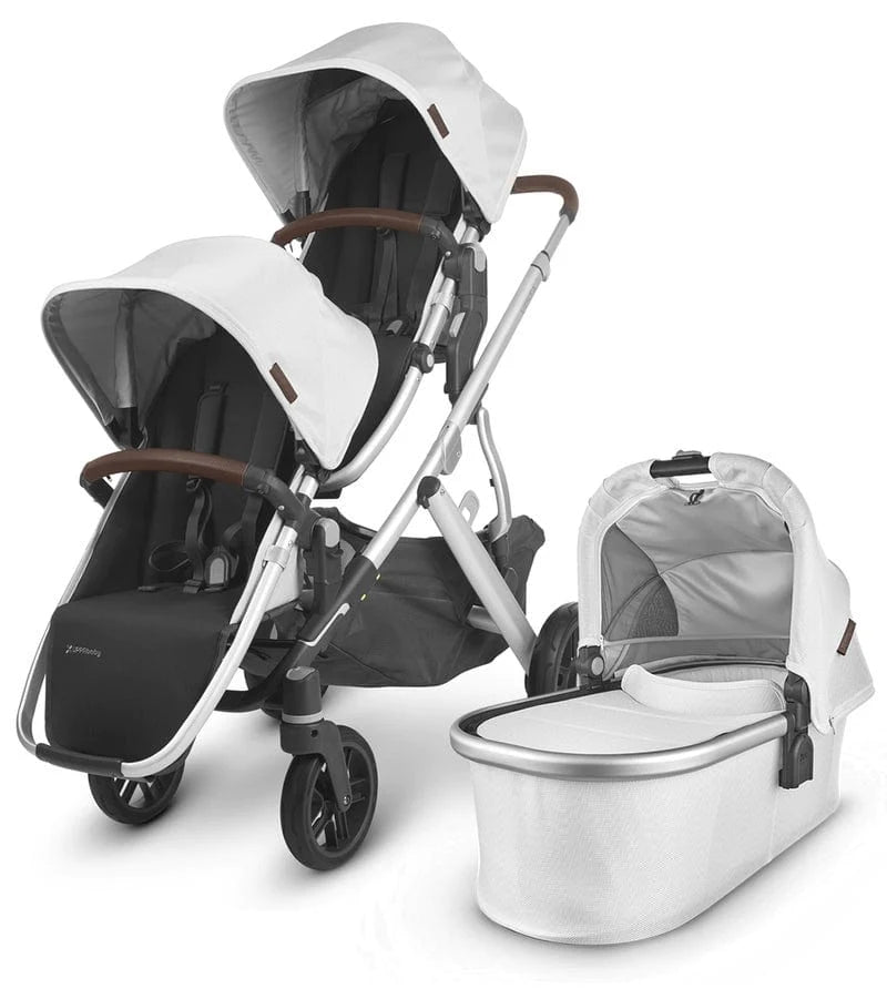 UPPAbaby Vista V2 Double Stroller - Lightweight All-Terrain Baby Stroller with Adjustable Canopy | Perfect for Twins, Siblings & Everyday Use in Parks, Shopping & Travel