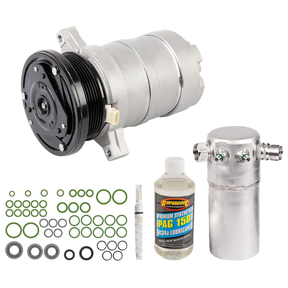 New 1989 Cadillac Eldorado & Seville AC Compressor with A/C Repair Kit - 60-80300RK | OEM Replacement Part | Perfect for Summer Cooling & A/C System Repair | BuyAutoParts