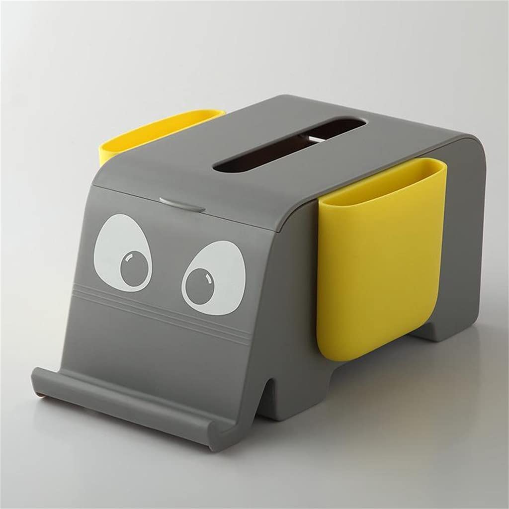 Multifunctional Desktop Organizer with Phone Stand & Remote Holder - Tissue Box and Napkin Dispenser for Home Office (Color: C, Size: As Pictured) - Perfect for Living Room, Bedroom, and Workspace Organization