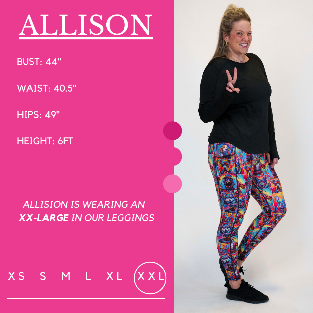 Premium High Waist Yoga Leggings for Women - Sit Stay Slay - Comfortable Workout Pants for Running, Gym & Lounge - Trendy Activewear for Fitness & Everyday Wear