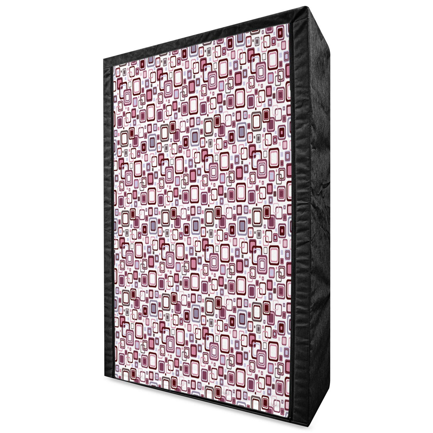 Ambesonne Geometric Portable Fabric Wardrobe with Shelves - 42.5