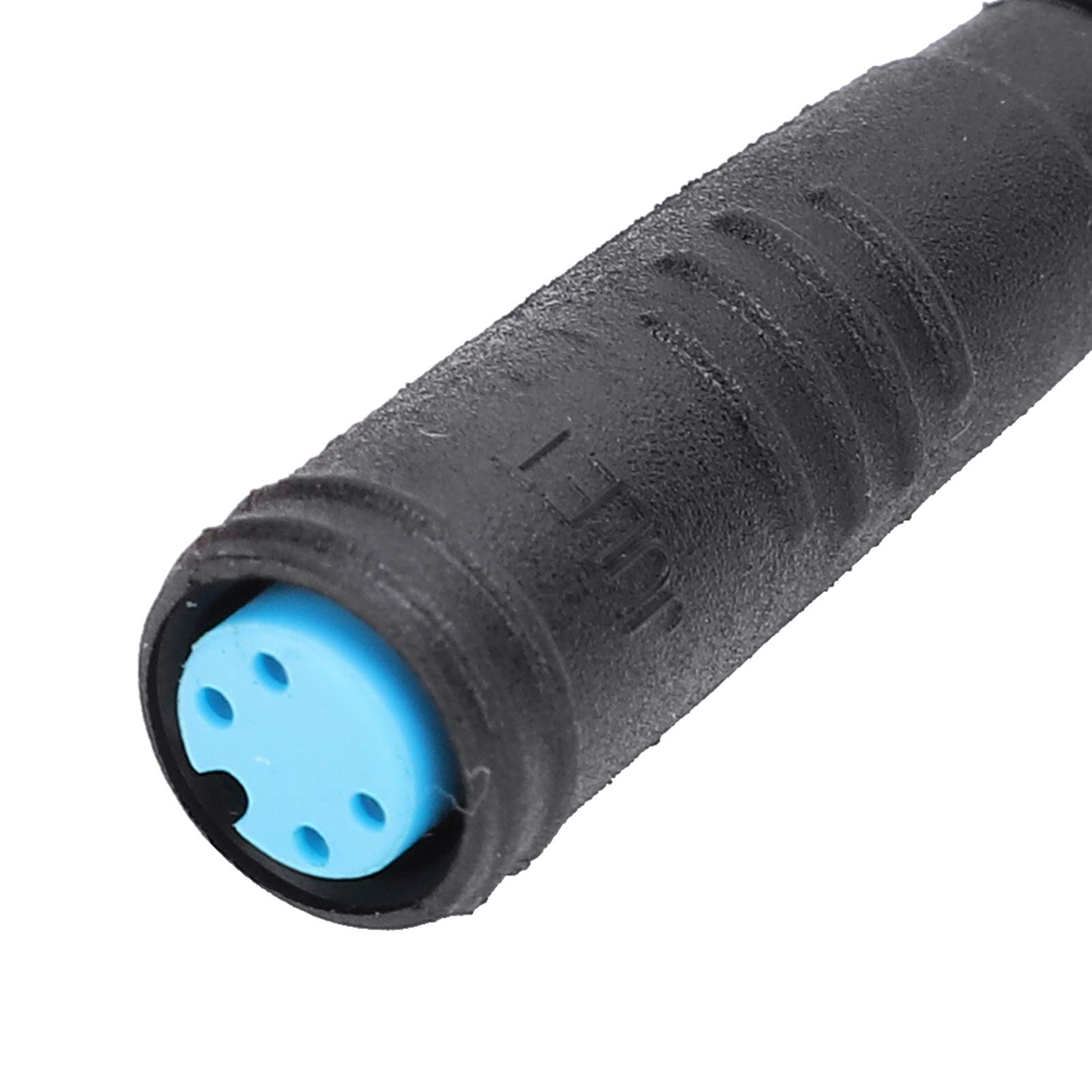 Shanrya 4-Pin Waterproof E-Bike Connector Cable - Black Electric Bicycle Adapter for Adults & Kids - Perfect for Outdoor Cycling, Commuting, and E-Bike Maintenance