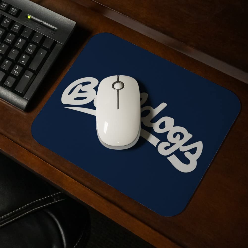 Fresno State Secondary Logo Low Profile Thin Gaming Mouse Pad - Non-Slip Rubber Base for PC, Laptop, Office & Home Use - Perfect for Work, Gaming & Computer Tasks