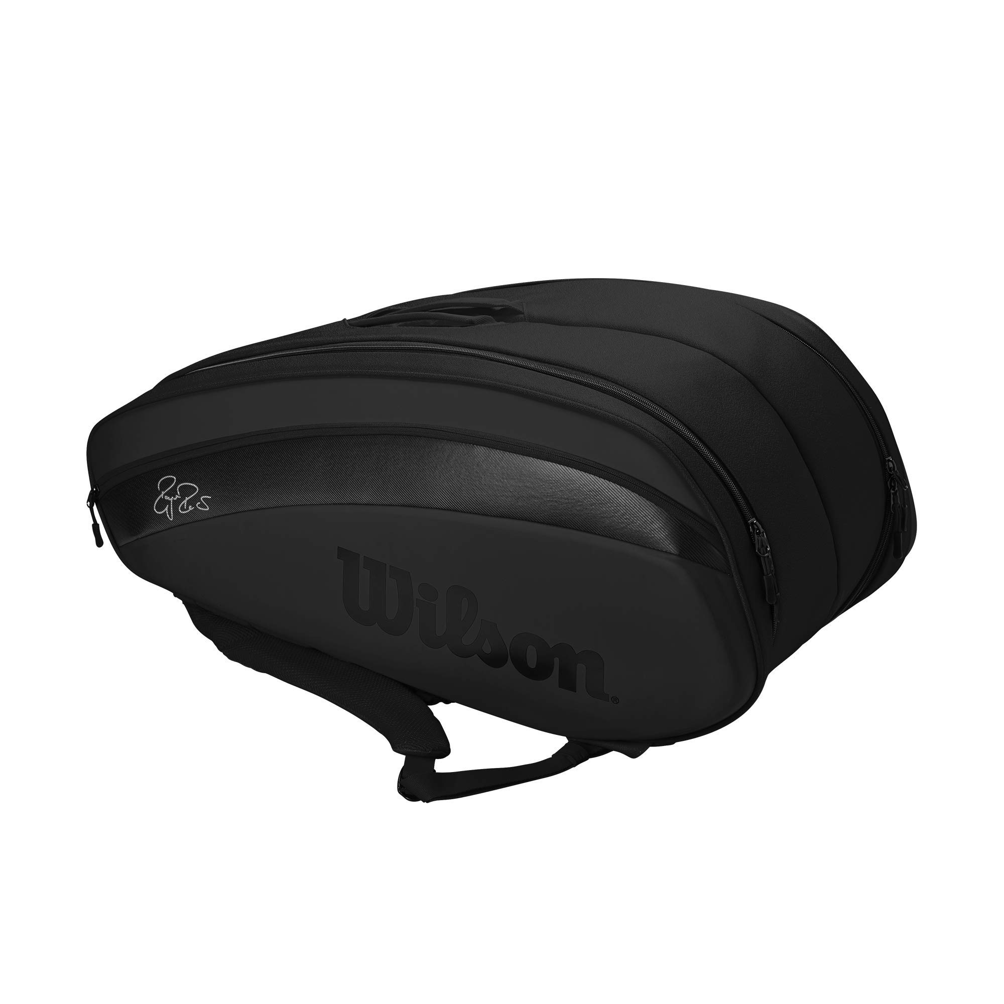 Wilson RF DNA Tennis Racket Bag - Red & Black Tennis Backpack for Men & Women | Durable Sports Equipment for Tennis Players & Coaches | Perfect for Training, Matches & Travel