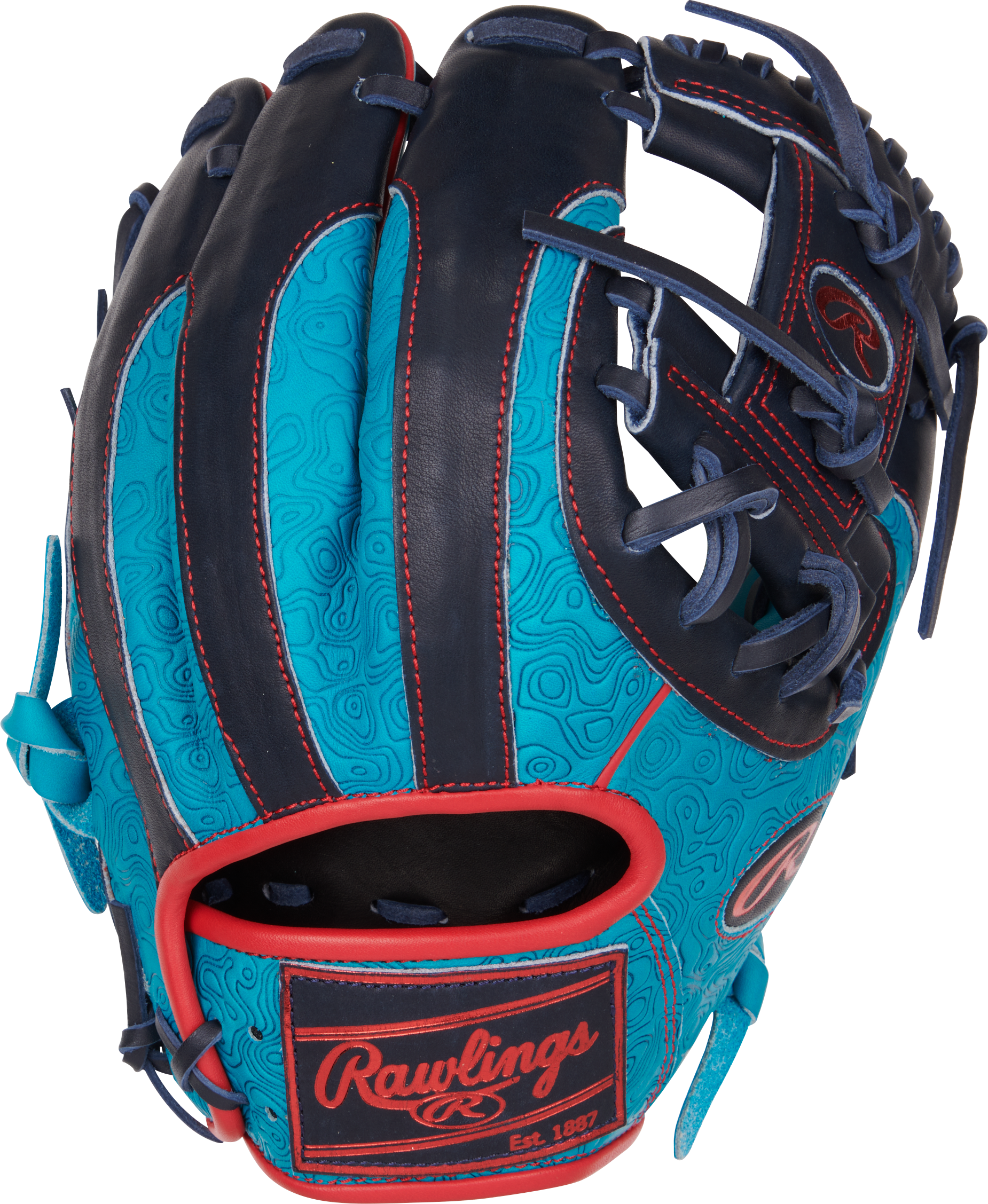 Rawlings ColorSync 9.0 Heart of the Hide PROR204 2TE Baseball Glove 11.5 Inch - Premium Infield Glove for Baseball Players & Coaches - Perfect for Training, Games & Fielding Practice