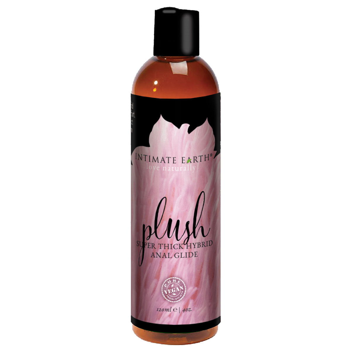 Intimate Earth Plush Hybrid Anal Glide 4oz - Premium Water-Based Personal Lubricant for Enhanced Comfort & Pleasure - Perfect for Couples & Solo Play
