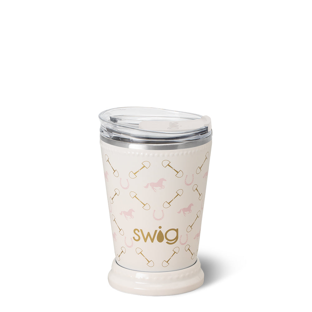 Bits and Pieces 12oz Mint Julep Cup - Stainless Steel Southern Style Drinking Glass for Bourbon, Iced Tea & Cocktails - Perfect for Kentucky Derby Parties & Summer Gatherings