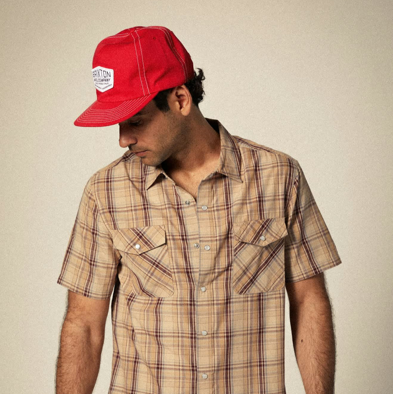 BRIXTON Coleson Snapback Hat for Men & Women - Adjustable Baseball Cap with Classic Logo - Perfect for Casual Wear, Outdoor Activities & Sports