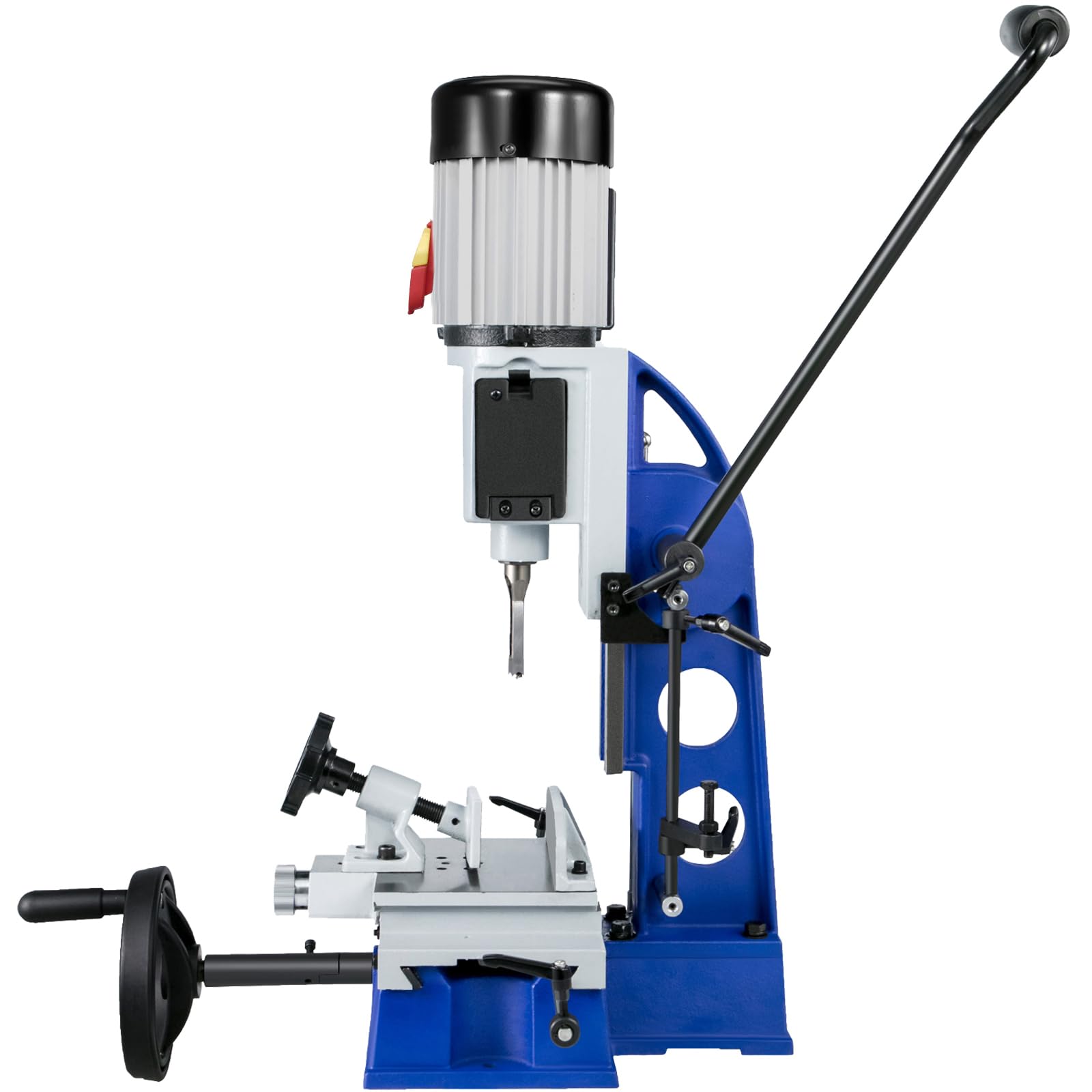 VEVOR 1/2 HP 1700RPM Woodworking Mortise Machine with Movable Workbench | Benchtop Mortiser for Round Holes, Square Holes & Special Woodworking Joints | Perfect for Cabinet Making, Furniture Building & DIY Wood Projects