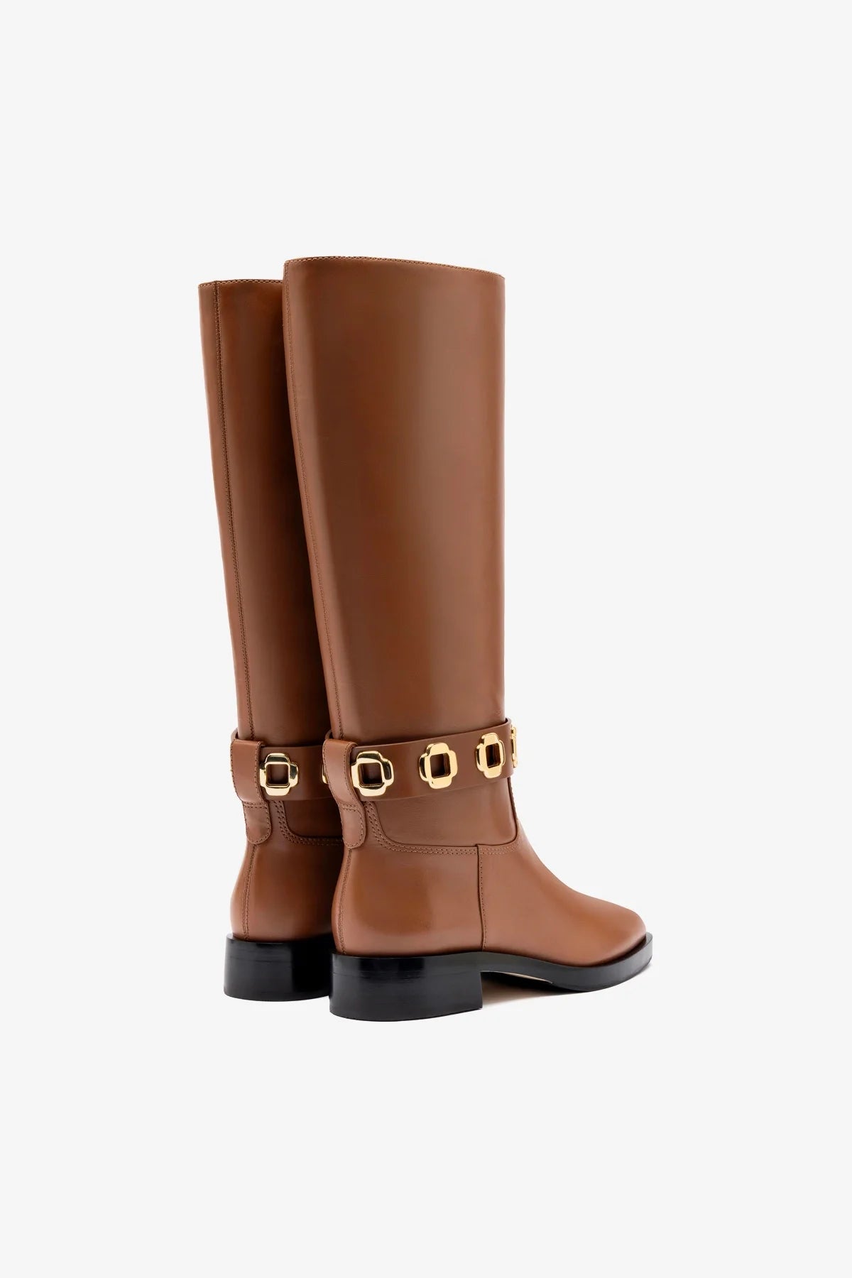 Milan Flat Boots in Caramel Leather – Women's Comfortable Ankle Boots for Casual Wear & Everyday Outfits | Perfect for Fall, Winter & Office Style