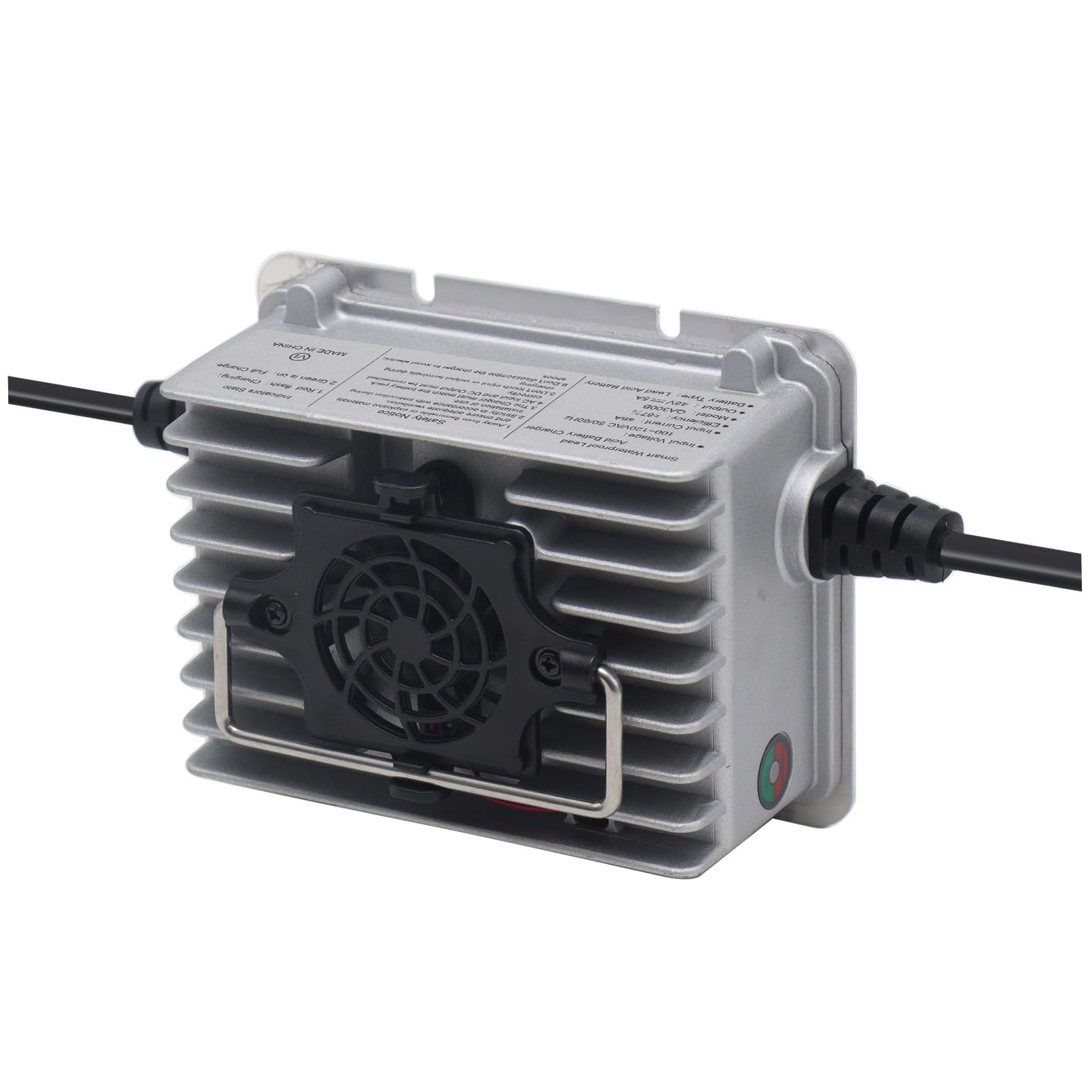 **Abakoo 48V 5A Golf Cart Battery Charger for Club Car with 3-Pin Round Plug – Fast Charging for Golf Carts, Electric Vehicles & Outdoor Power Equipment**