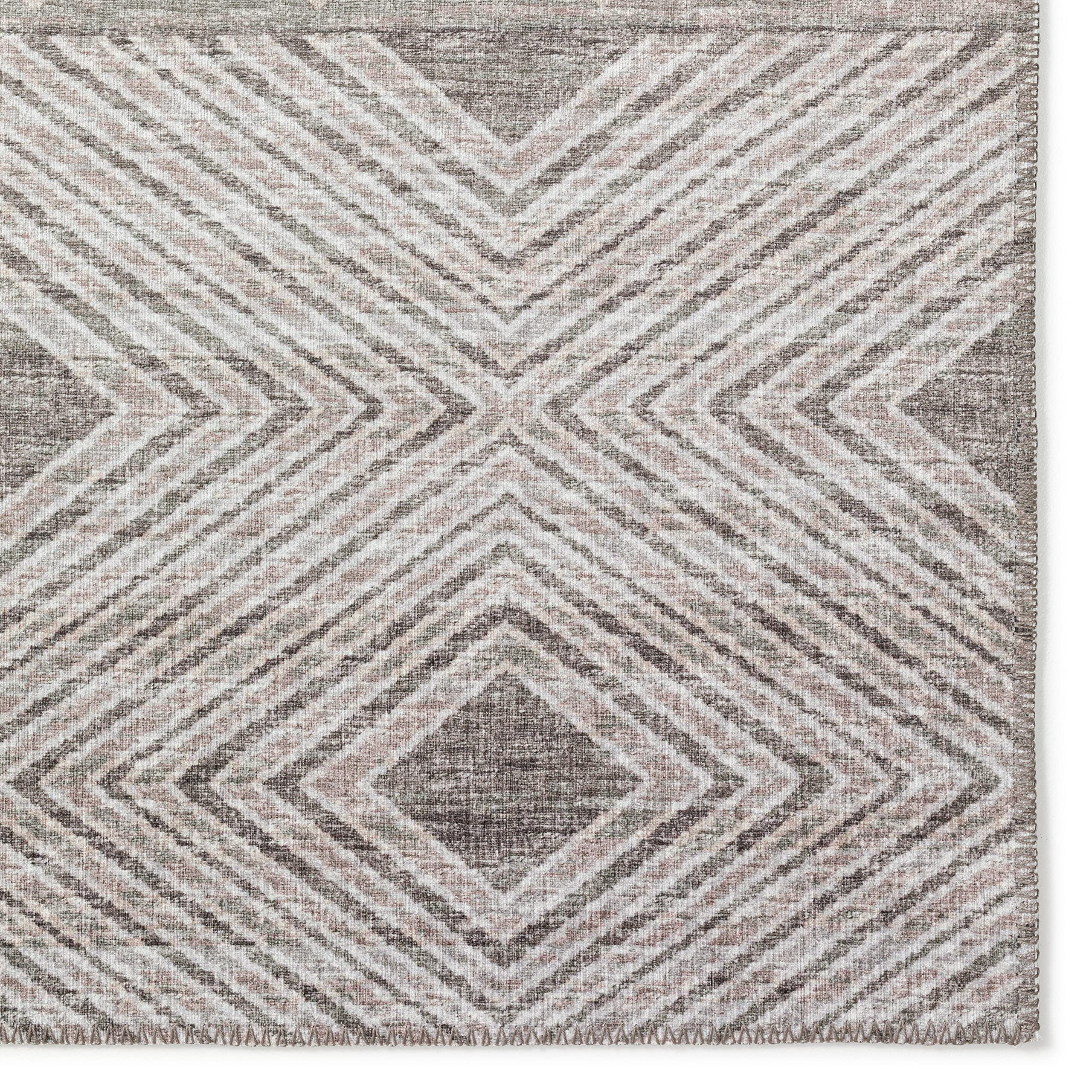 Addison Rugs Yuma AYU31 Taupe 8' x 10' Area Rug - Soft & Durable for Living Room, Bedroom, or Office Decor