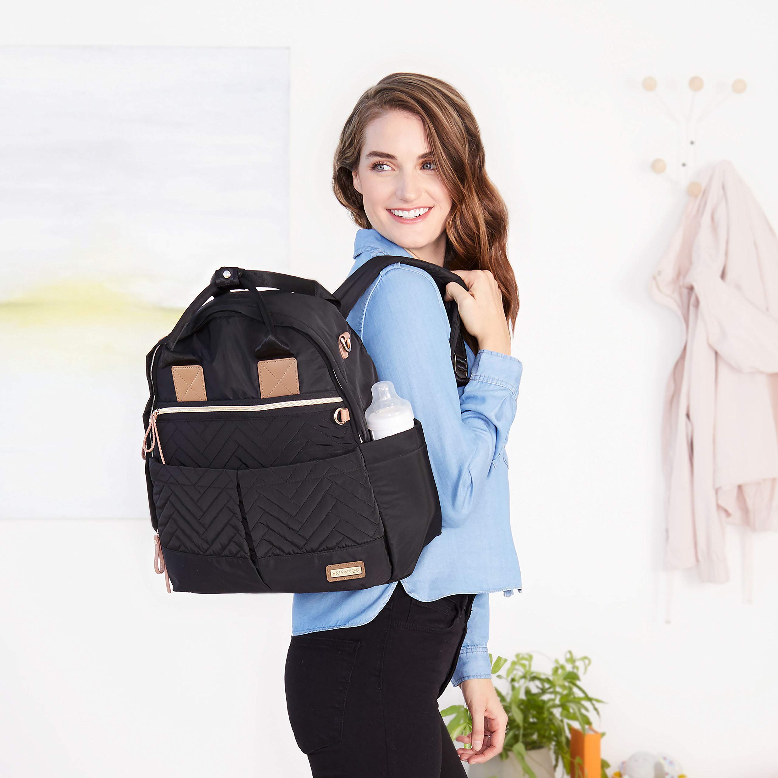 Skip Hop Diaper Bag Backpack - Stylish & Functional Baby Essentials Organizer for Moms & Dads - Perfect for Travel, Daycare & On-the-Go Parenting