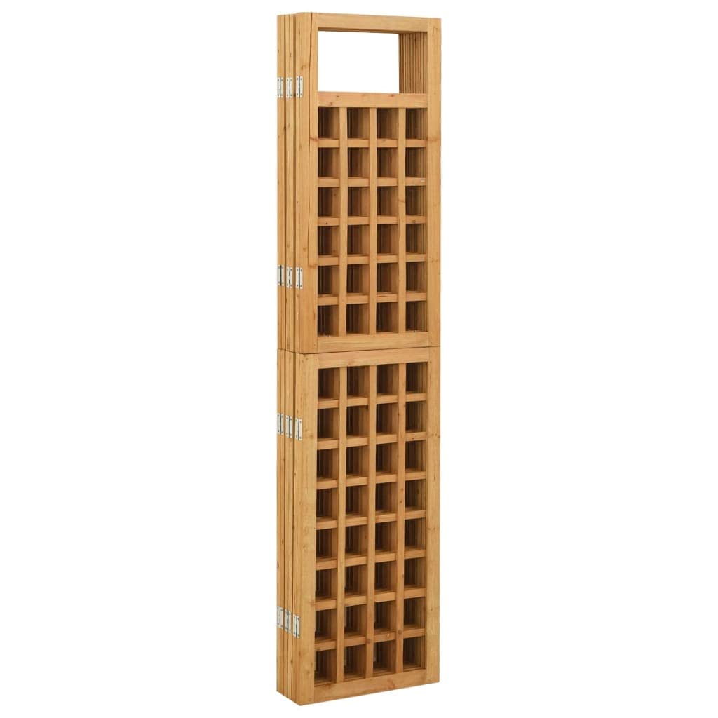 6-Panel Room Divider Screen - Freestanding Wooden Partition for Office & Home - 95.5