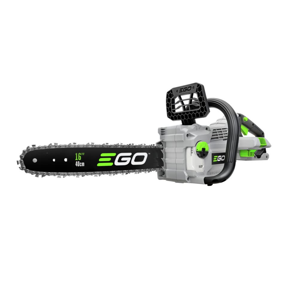 EGO POWER+ CS1610 16-Inch Battery-Powered Cordless Chainsaw (Battery & Charger Not Included) - Lightweight, Quiet & Eco-Friendly for Home Landscaping, Tree Trimming & Firewood Cutting