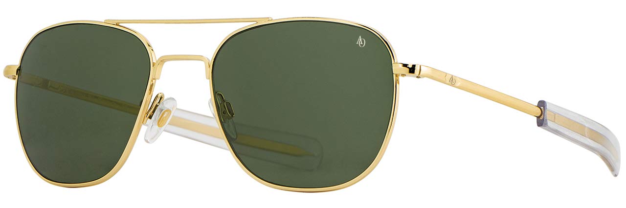 AO Original Pilot Sunglasses - SkyMaster Polarized Glass Lenses for Men & Women | Classic Aviator Style for Driving, Flying & Outdoor Activities