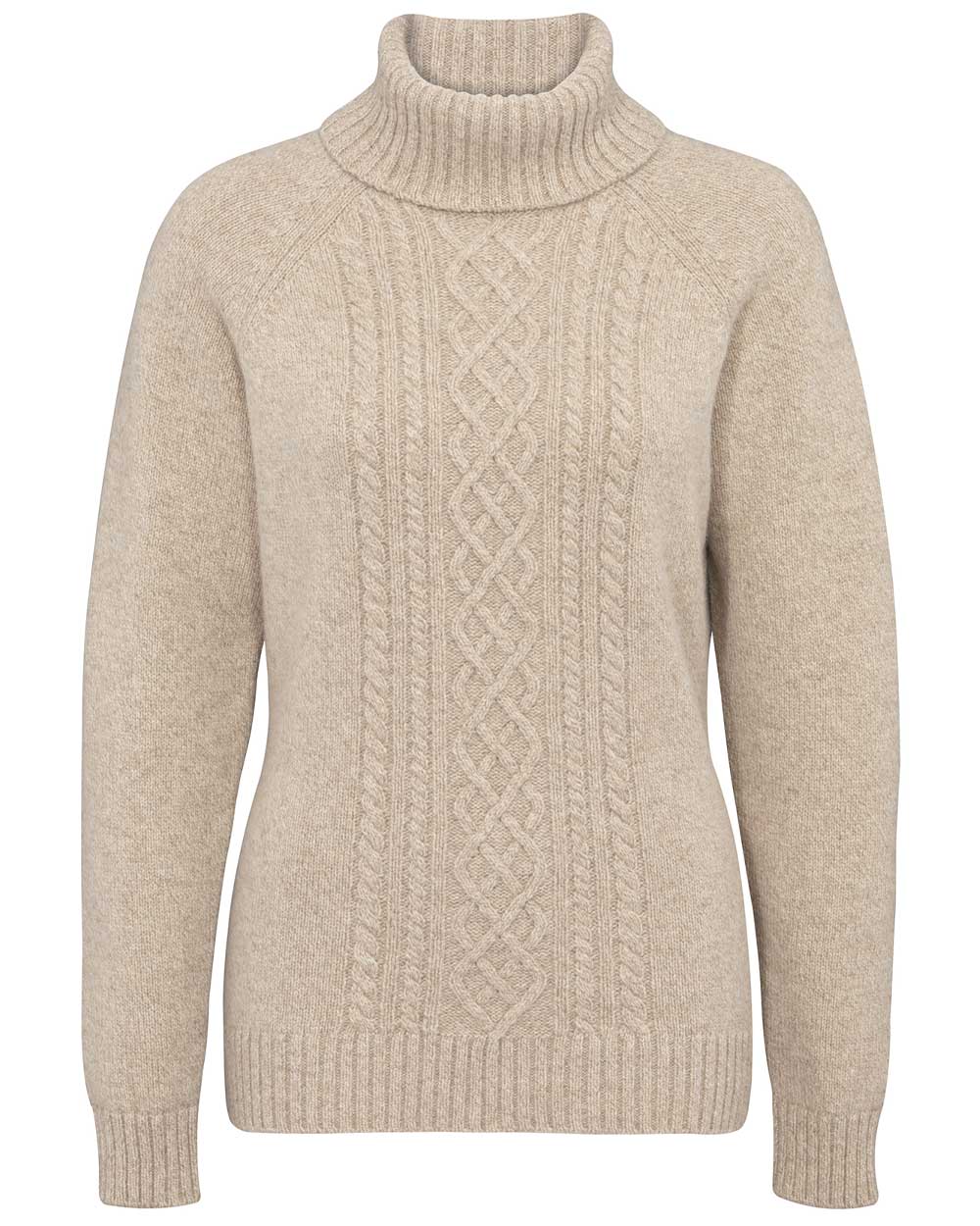 Alan Paine Brightmere Ladies Roll Neck Sweater - Warm Winter Knit Pullover for Women - Cozy Casual & Office Wear