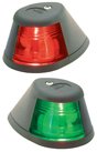 Perko Marine Side Lights - Horizontal Mount Black Pair for Boats & Yachts | Waterproof Navigation Lights for Night Sailing, Docking & Safety