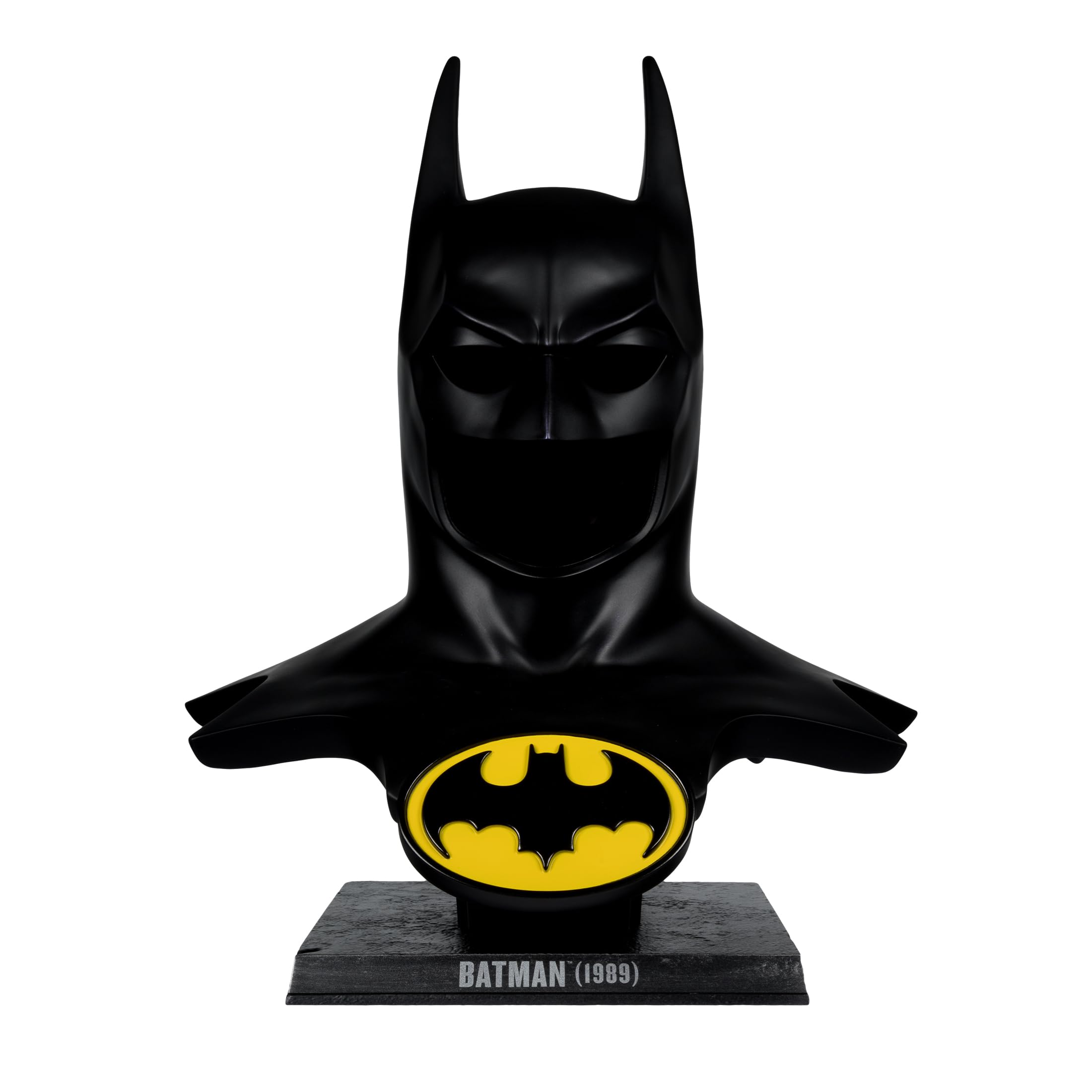 McFarlane Toys DC Direct Batman 1989 Movie Cowl Replica 1:1 Scale - Premium Collectible for Superhero Fans & Home Theater Display