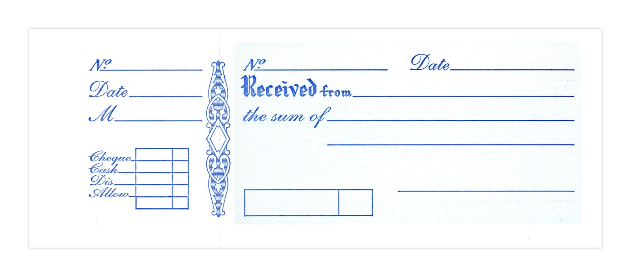 Duplicate Receipt Book - Check Book Style with 40 Receipts per Book (3.15