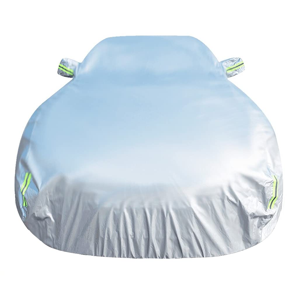Waterproof Breathable Car Cover for Mercedes-Benz CLK 500 Coupe/Cabrio (C209/A209) - Windproof Straps & Reflective Strips | All-Weather Protection for Outdoor Parking, Travel & Storage