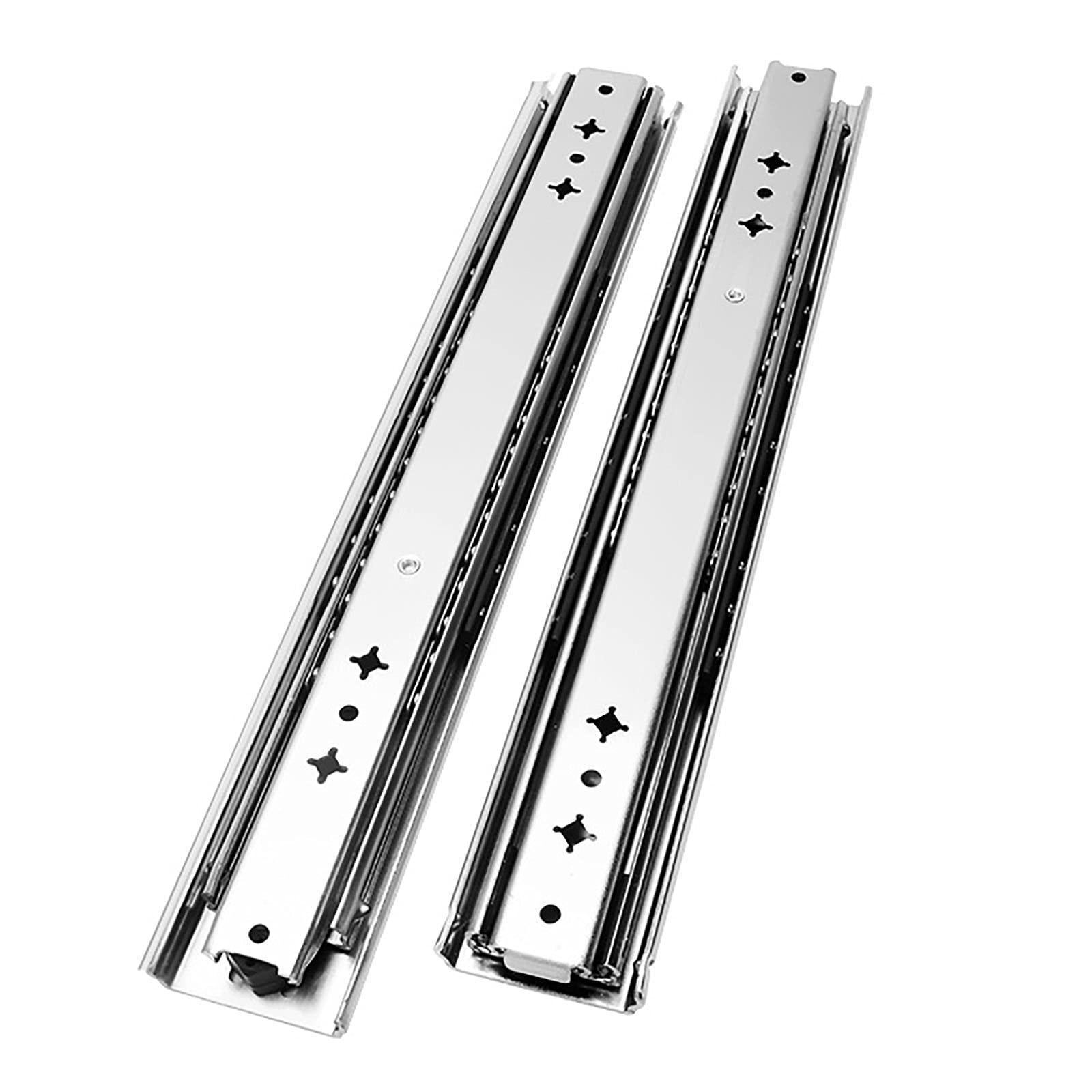 Heavy-Duty Drawer Slides 265 LB Capacity - Full Extension Ball Bearing Drawer Slides for Industrial Cabinets, Motorhomes, Trucks & Workbenches (1 Pair) - Perfect for Workshop Organization & RV Furniture Installation