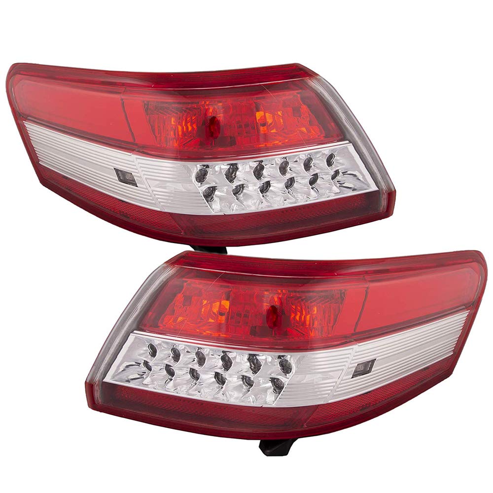 EPIC LIGHTING OE Style Replacement Rear Brake Tail Lights Assembly for 2010-2011 Toyota Camry - Left & Right Pair (TO2804106 TO2805106 8156006340 8155006340) - Perfect for Night Driving & Enhanced Vehicle Safety