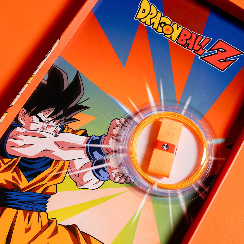 Victor x Dragon Ball Z Thruster Goku Badminton Racket Gift Set - Nautical Blue | Dragon Ball Collectible Sports Gear for Fans | Perfect for Tournaments, Cosplay & Anime-Themed Gifts