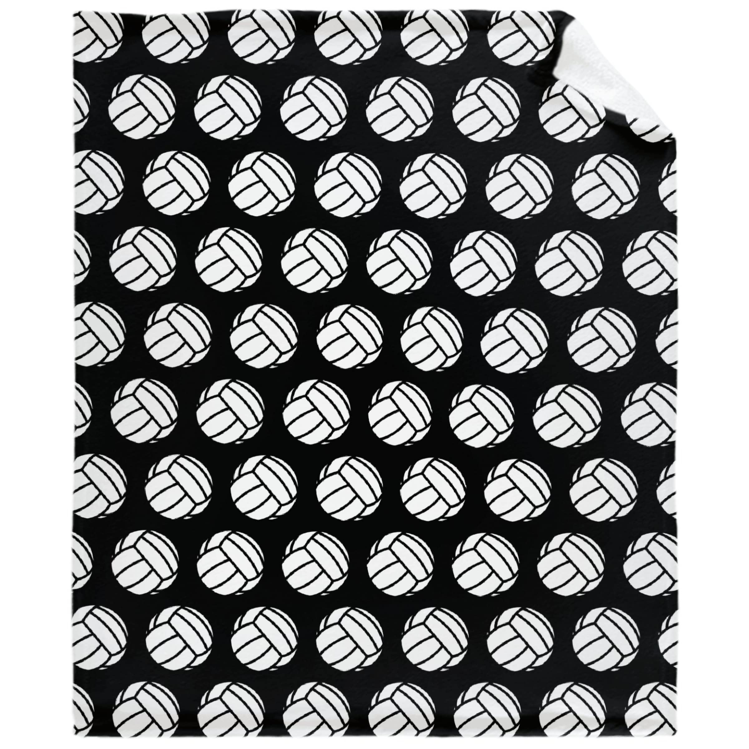 Lynnezilla Volleyball Throw Blanket - Ultra Soft Plush Flannel Blanket for Couch, Sofa & Bed - Warm Cozy Home Decor All Seasons - 50x40 Inches for Kids & Adults - Perfect for Game Nights, Camping & Lounge Relaxation