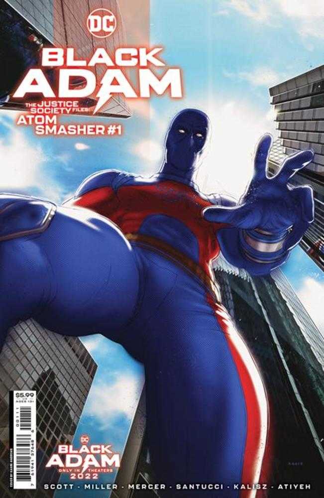 Black Adam The Justice Society Files Atom Smasher #1 (One Shot) Cover A by Kaare Andrews - DC Comics Collectible Edition for Superhero Fans & Comic Book Enthusiasts