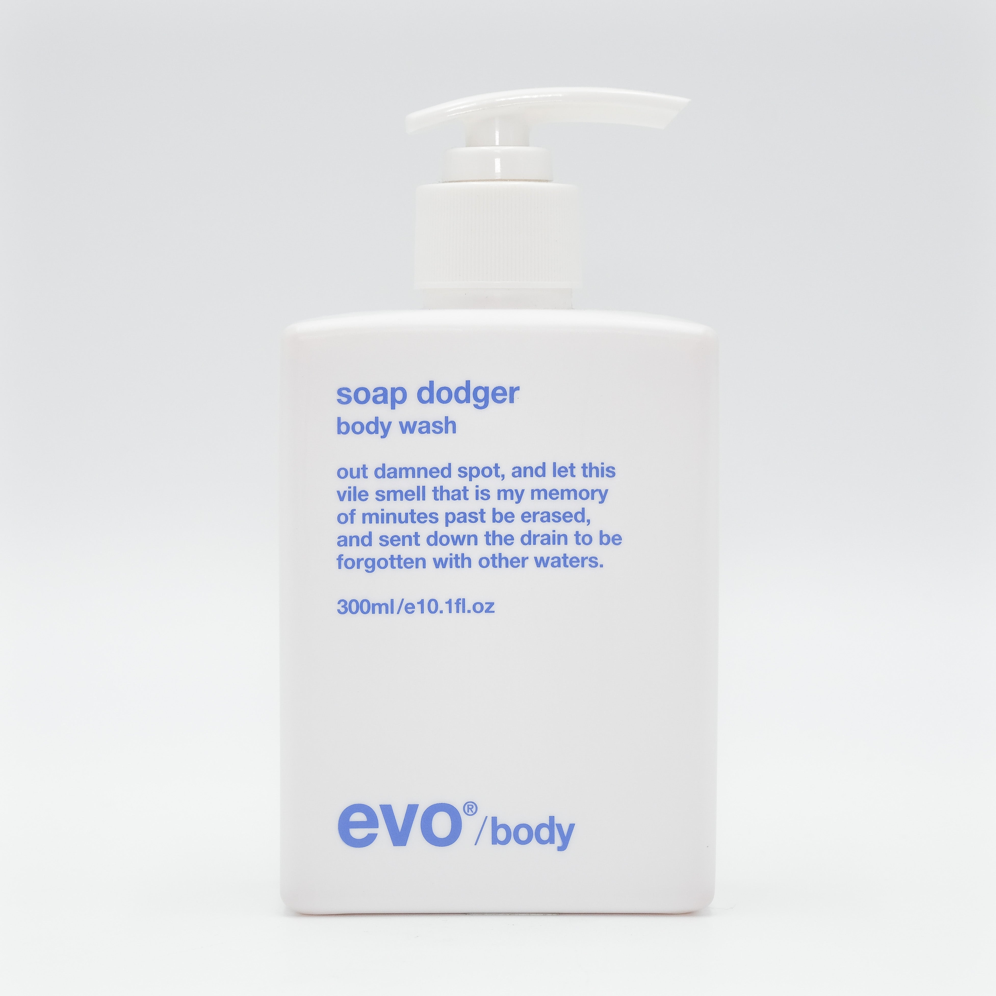 EVO Body Soap Dodger Body Wash for Men - 10.1 oz Natural Cleansing Shower Gel - Perfect for Gym, Post-Workout & Daily Use
