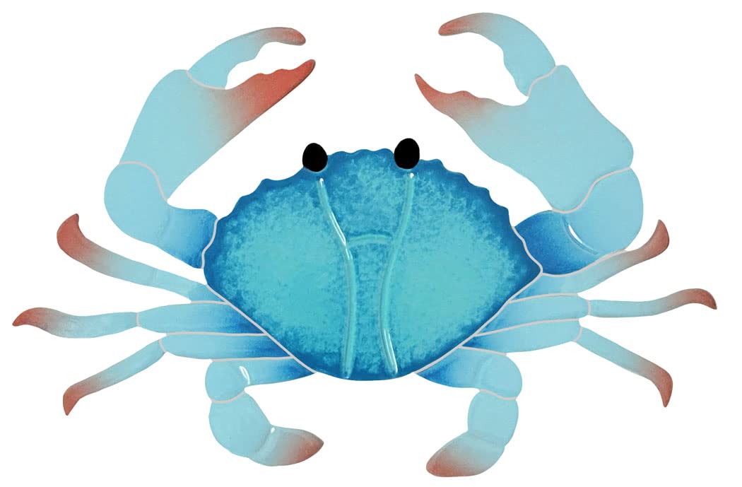 Handmade Crab Ceramic Swimming Pool Mosaic Tile - 5