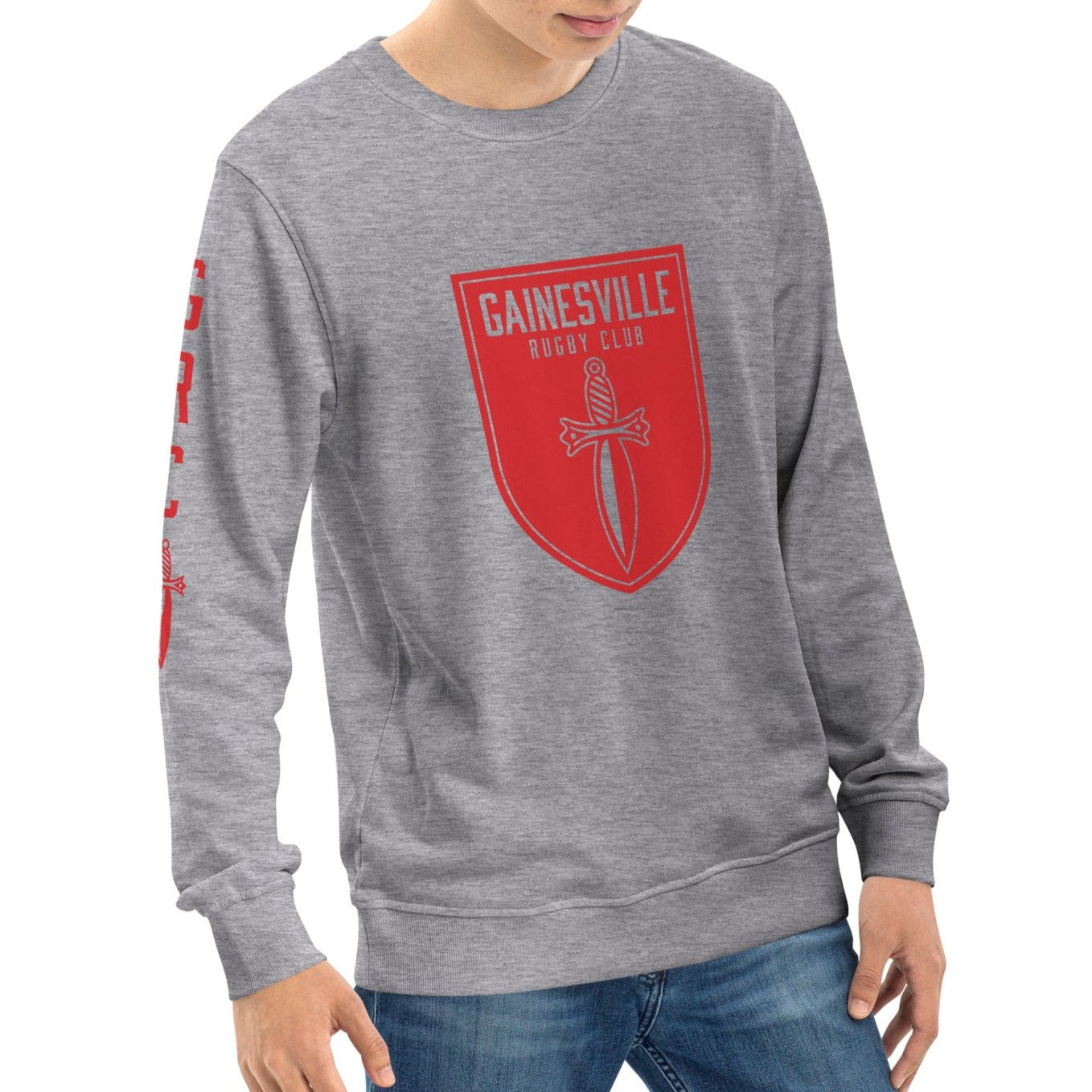 Gainesville Spartans RFC Vintage Retro Crewneck Sweatshirt - Perfect for Rugby Fans, Game Day & Casual Wear